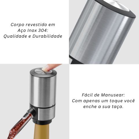 Aerador e Dispenser Automático de Vinho