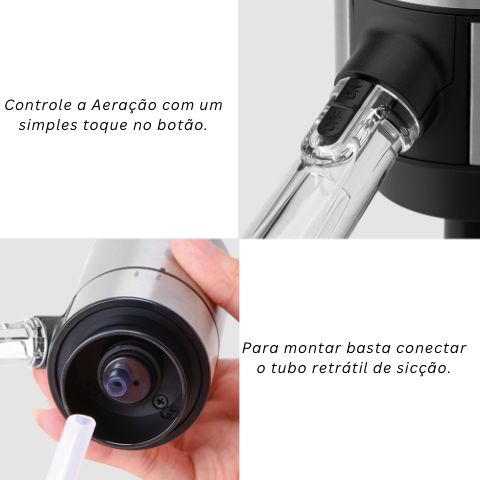 Aerador e Dispenser Automático de Vinho