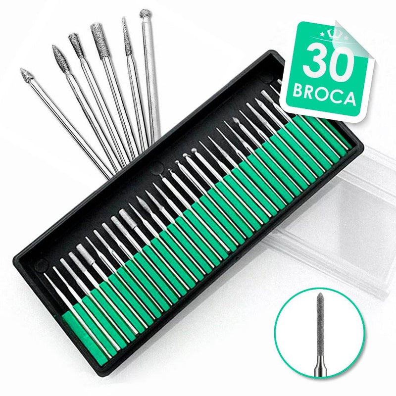 Kit 30 Brocas Para Lixadeira.